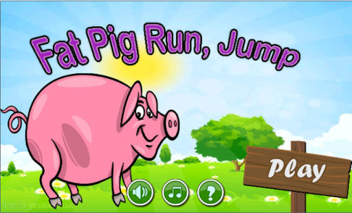 Fat Pig Run - pig jump Free