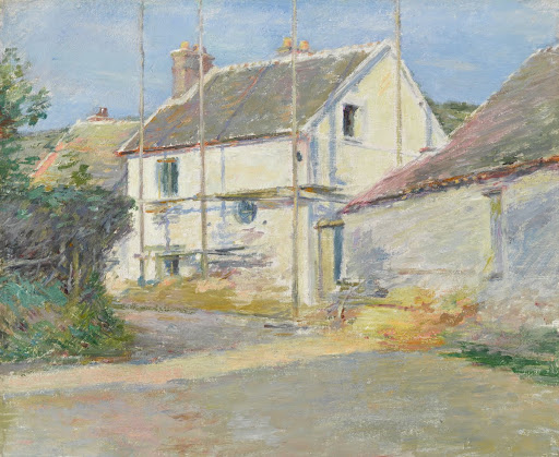 House with Scaffolding, Giverny
