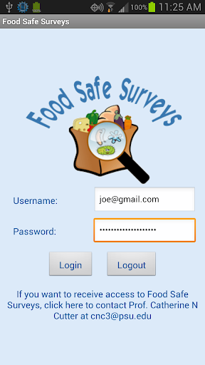 Food Safe Surveys