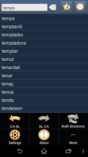 Catalan Slovenian dictionary