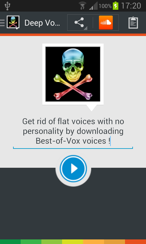 Android application Deep TTS voice (English) screenshort