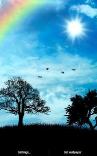 Blue Sky Pro Live Wallpaper Screenshot