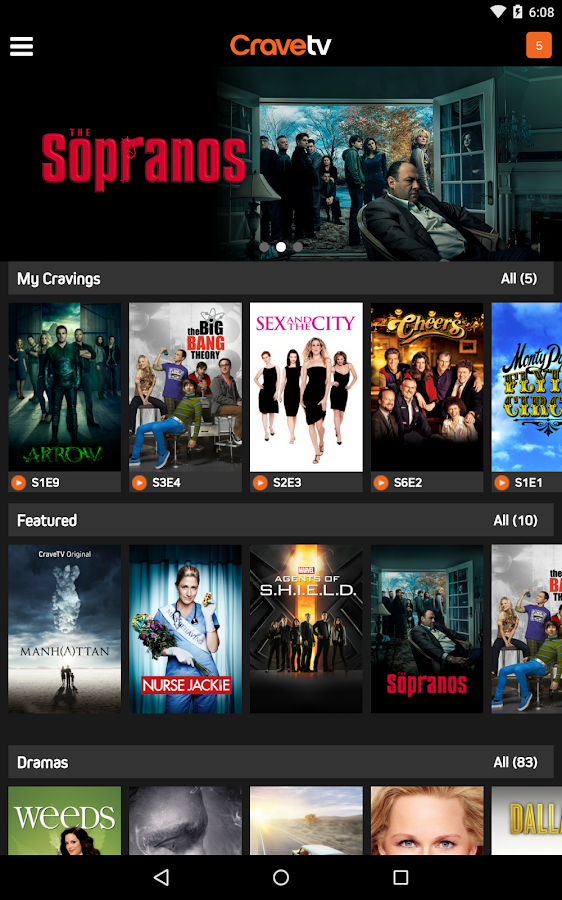 CraveTV Android Apps on Google Play