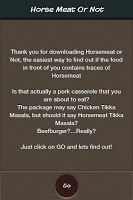 Horse Meat Or Not APK 스크린샷 이미지 #1