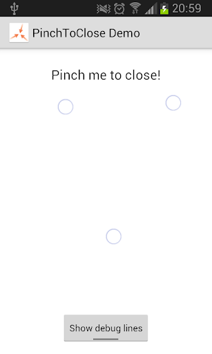 免費下載程式庫與試用程式APP|PinchToClose Demo app開箱文|APP開箱王