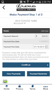 Lastest myLFS - Lexus Financial APK for PC