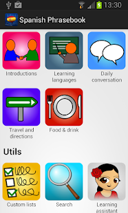 Free Learn Spanish Phrasebook Free APK