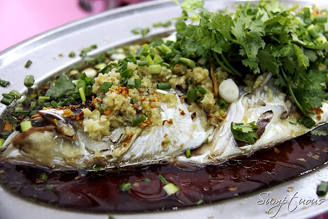 Signature Steamed Fish Head 招牌清蒸松魚頭 Yee Sang Fatt 易生发 Seafood Restaurant Malaysia Food Restaurant Reviews