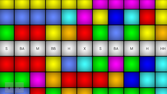 Android application Dubstep DubPad Buttons 1+2 screenshot