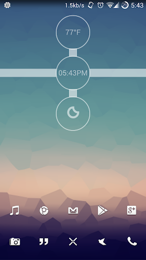 Circle Stack Zooper Widget