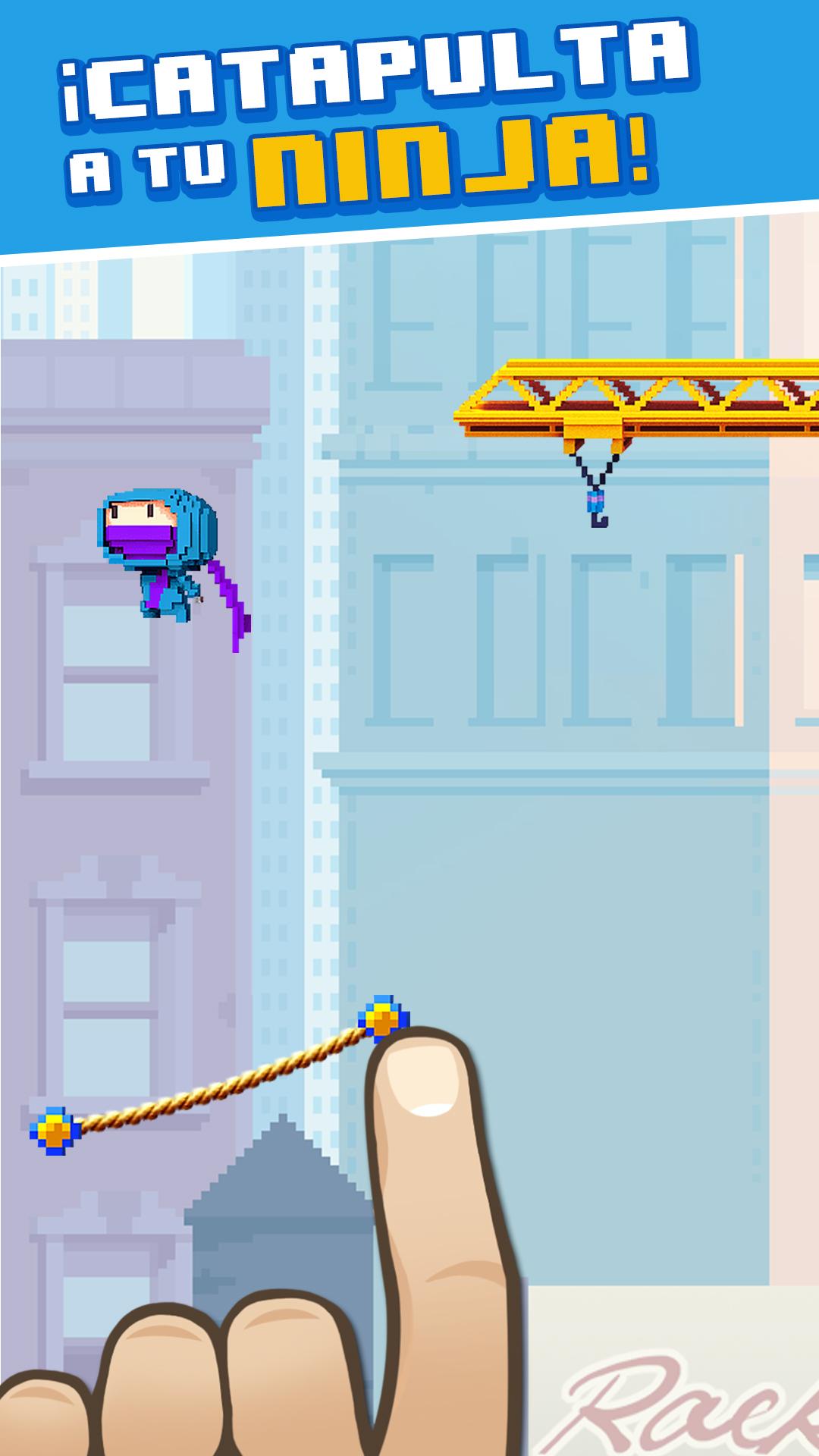 Android application Ninja Up! - Endless arcade jumping screenshort