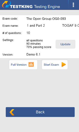 OG0-093 TOGAF 9 Demo