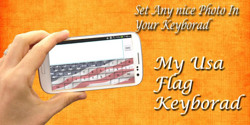 My Photo Keyboard AmericanFlag