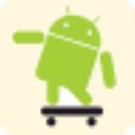Android Droid Skateboard Run logo
