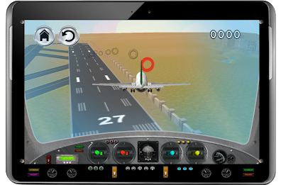 airplane airport land parking poster 4