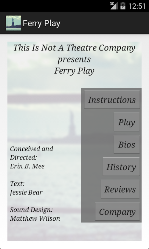 Android application Ferry Play screenshort