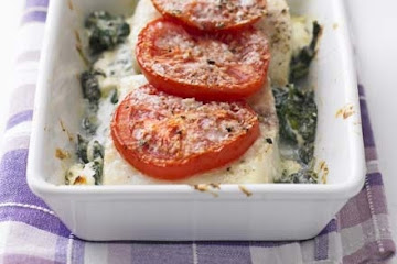 Haddock & spinach cheese melt