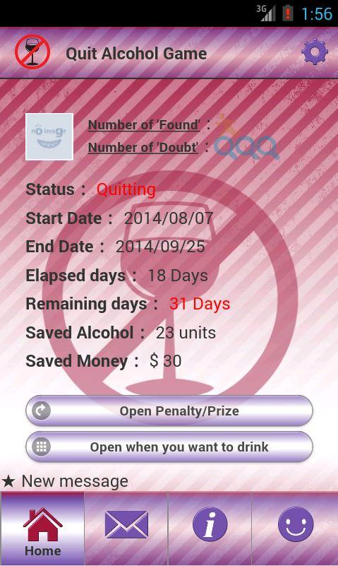 Quit Alcohol Hide&amp;Seek Screen 3