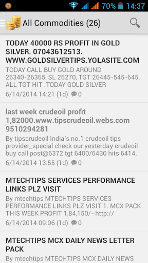 FREE Commodity MCX Tips