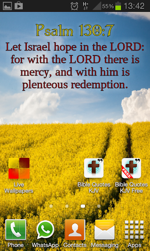 Bible Quote KJV Live Wallpaper