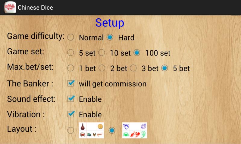 Chinese Dice (Full version) Screen 2