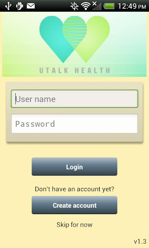 uTalkHealth Android Mobile App