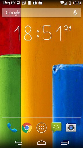 Bézier Clock - live widget