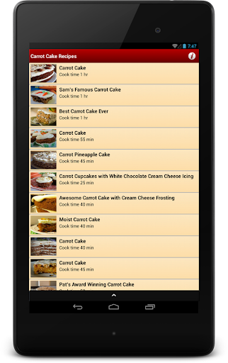 【免費書籍App】Carrot Cake Recipes-APP點子