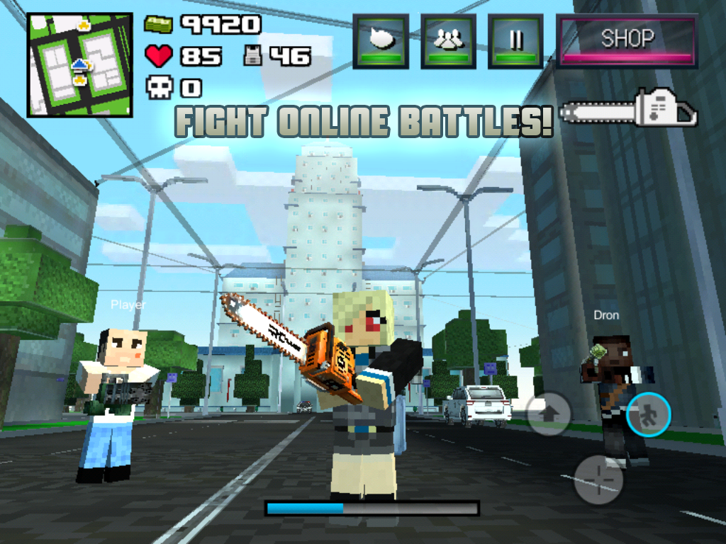 Block Cube Gun War - screenshot