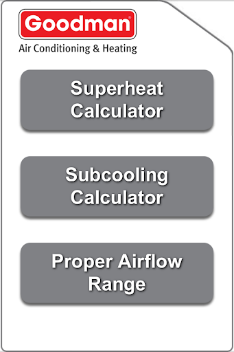 Goodman Superheat Calculator