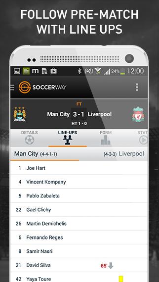 Soccerway Screen 2