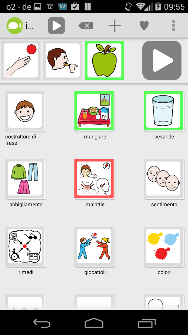 Android application LetMeTalk: Free AAC Talker screenshort