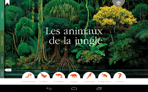 【免費教育App】Les animaux de la jungle-APP點子