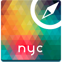New York NYC Offline Map Guide mobile app icon