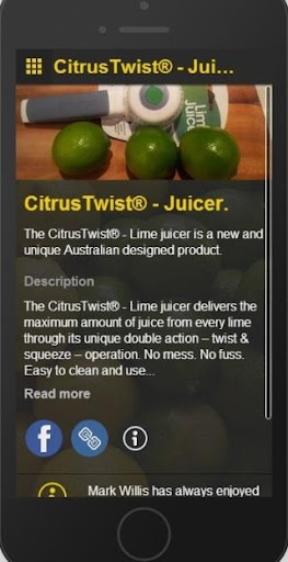 CitrusTwist® - Lime juicer