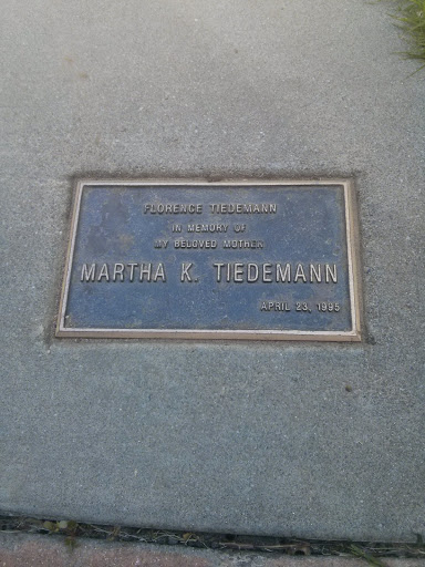 Memory of Martha K Tiedemann