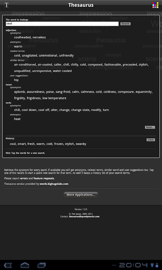 Thesaurus Free Android Apps on Google Play