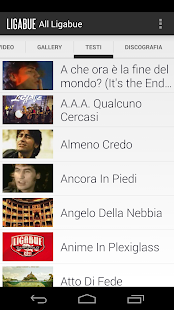 Ligabue news video testi Screenshots 4