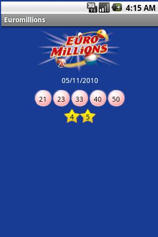 Euromillions Screen 3
