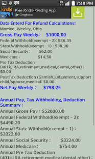 Lastest Tax Refund Calculator 2014 -15 APK