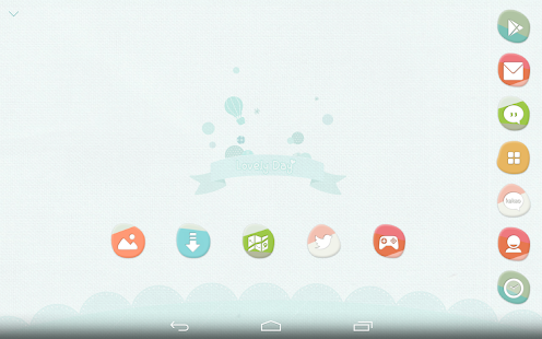 Blue Pastel Atom theme