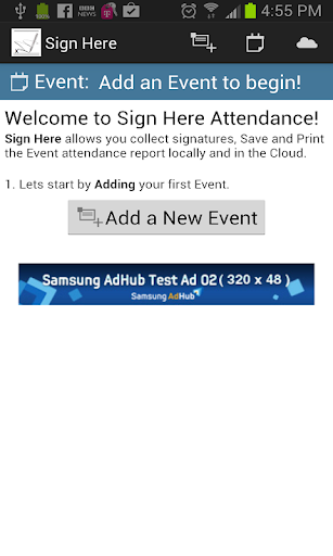 Sign Here - Attendance