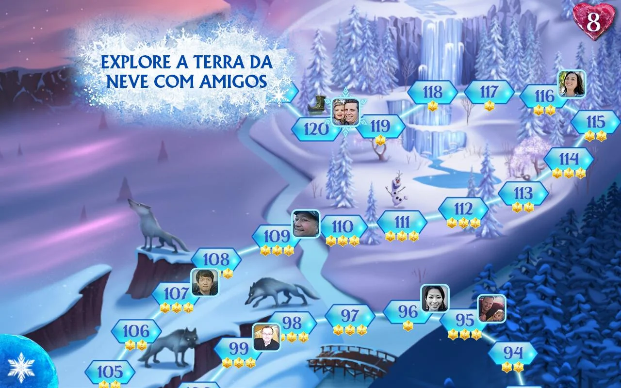 Frozen Free Fall - screenshot
