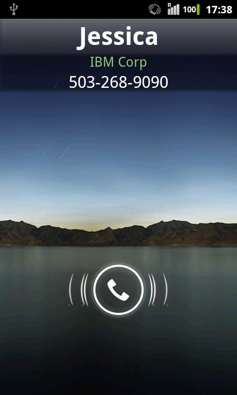 Rocket Caller ID CC Theme Screen 3
