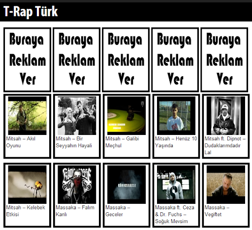 T-Rap Türk Türkçe Rap Dinle