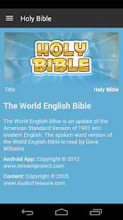 Free Download Holy Bible - Audio Book Ed. APK for PC