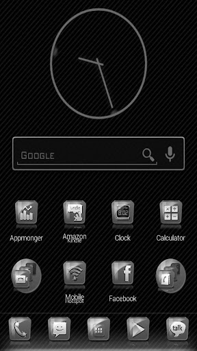 Slick Launcher Theme White