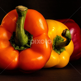 Peppers by Johnny Gomez - Food & Drink Fruits & Vegetables