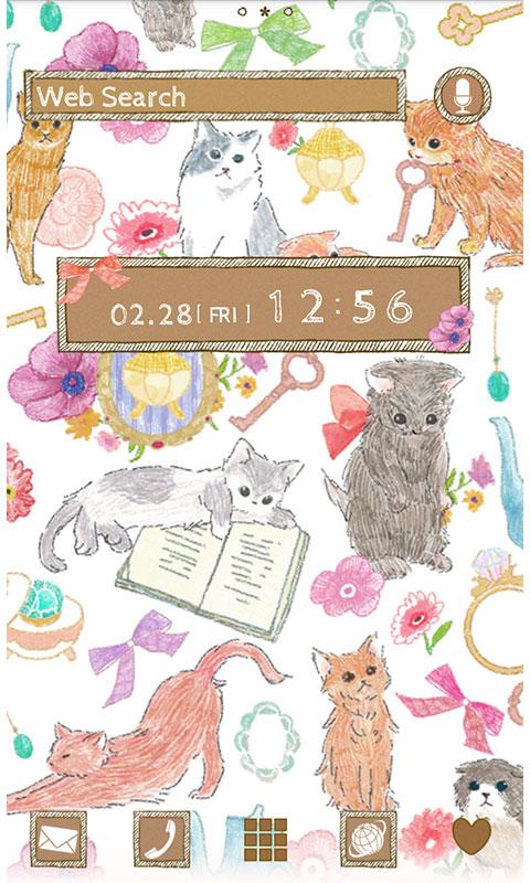 Android application Kitty Cats Theme +HOME screenshort