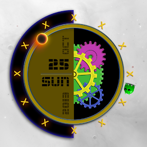 Glowing Gear Clock - UCCW 個人化 App LOGO-APP開箱王